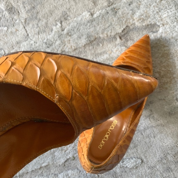 SERGIO ROSSI,GORGEOUS REAL PYTHON PUMPS - Picture 4 of 8